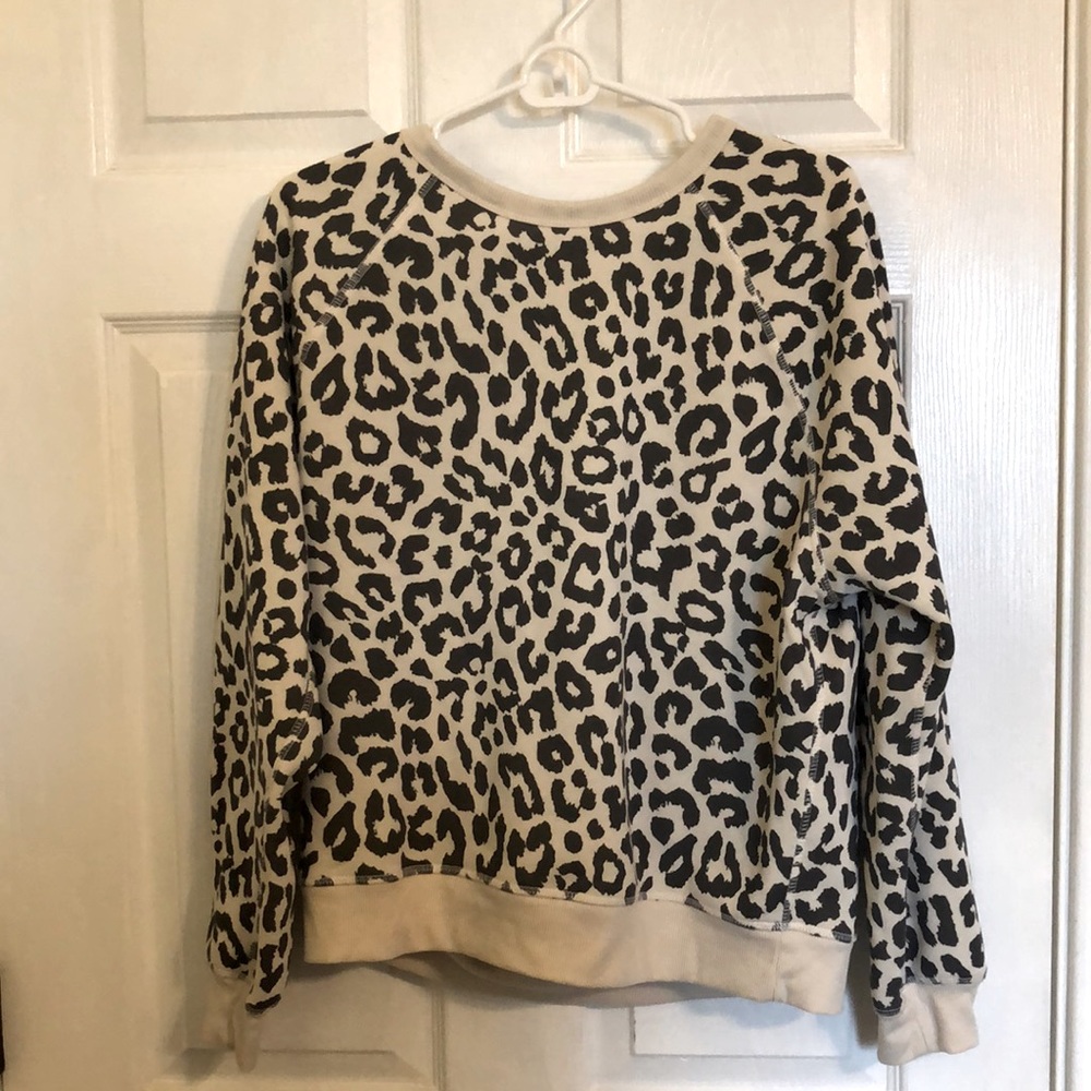 Grayson Threads Leopard Print Pullover Sweatshirt